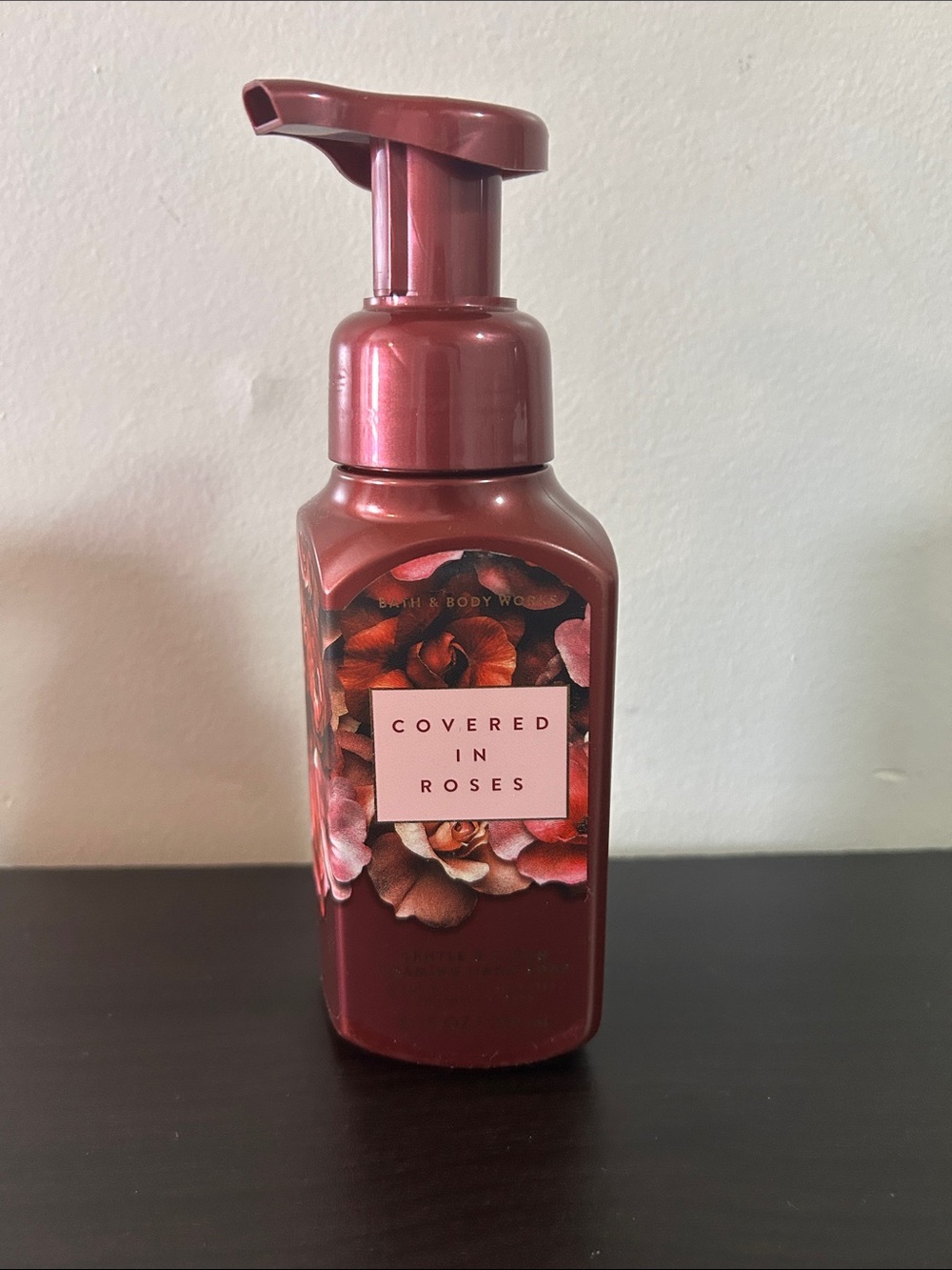 Foaming Hand Soap Covered in Roses